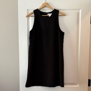 H&M Black Sleeveless Shift Mini Dress